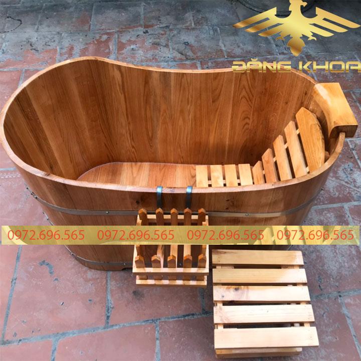 Bồn tắm gỗ Pơ Mu