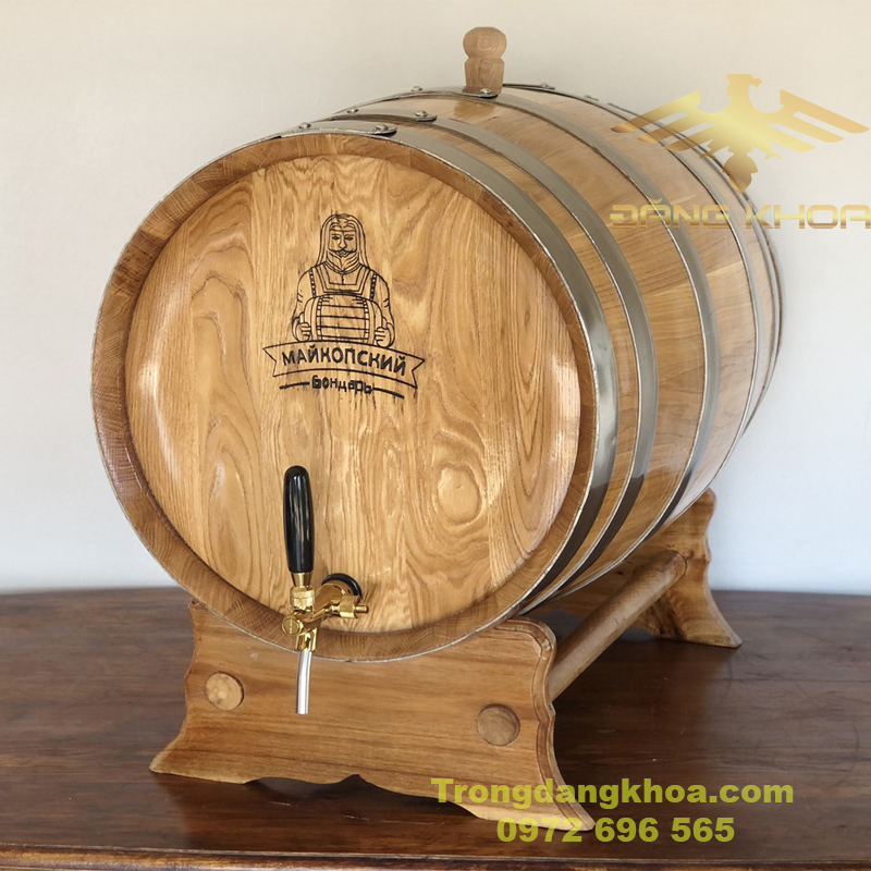 Cách sử dụng thùng gỗ sồi ngâm rượu