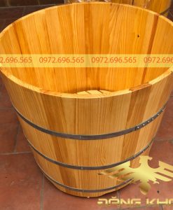 bồn gỗ thông nhât tròn