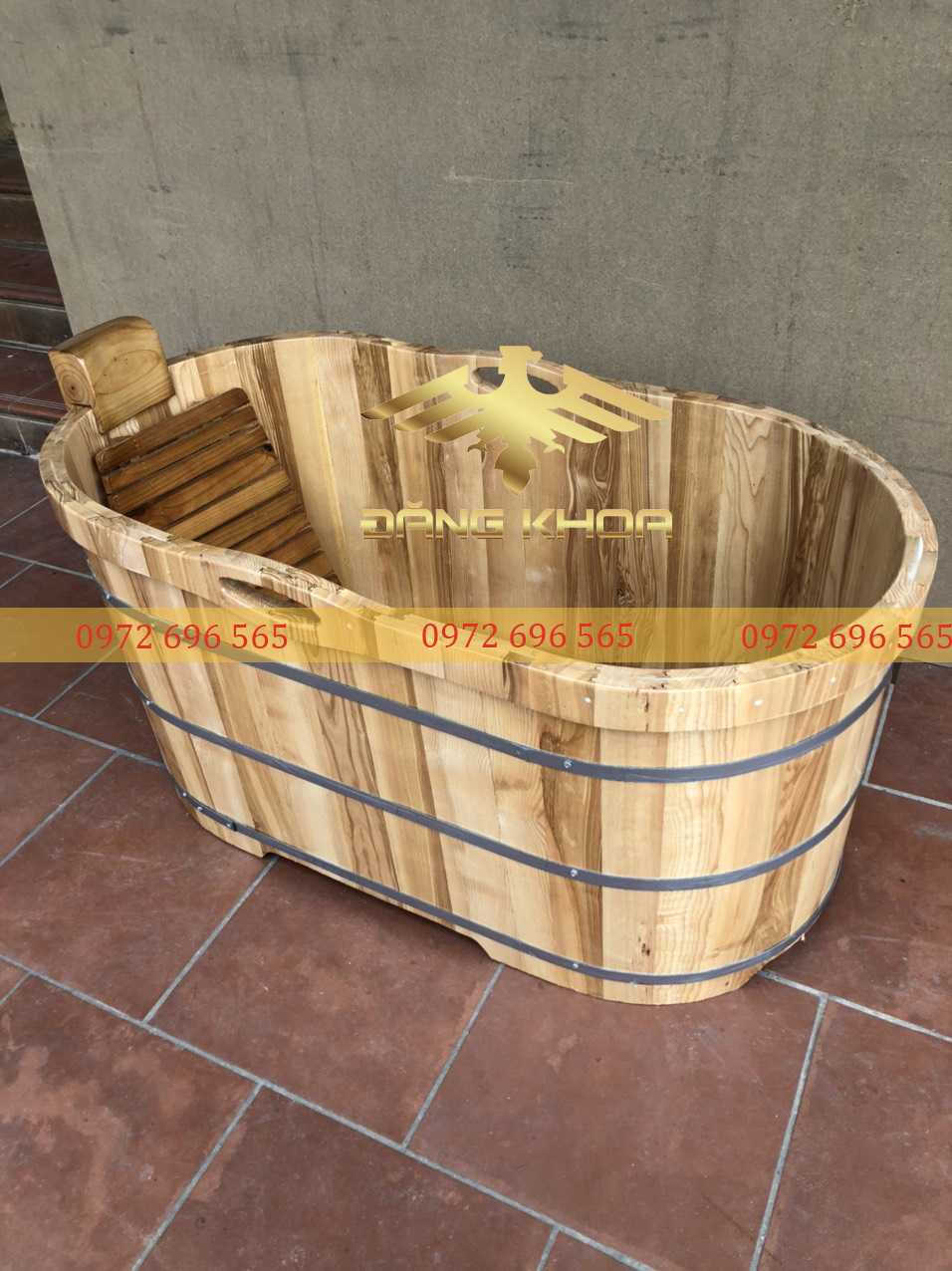 Bồn tắm gỗ Pơ-mu 90cm có giá trị lớn