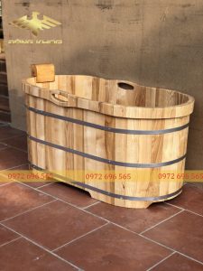 Bồn tắm gỗ thông 2021