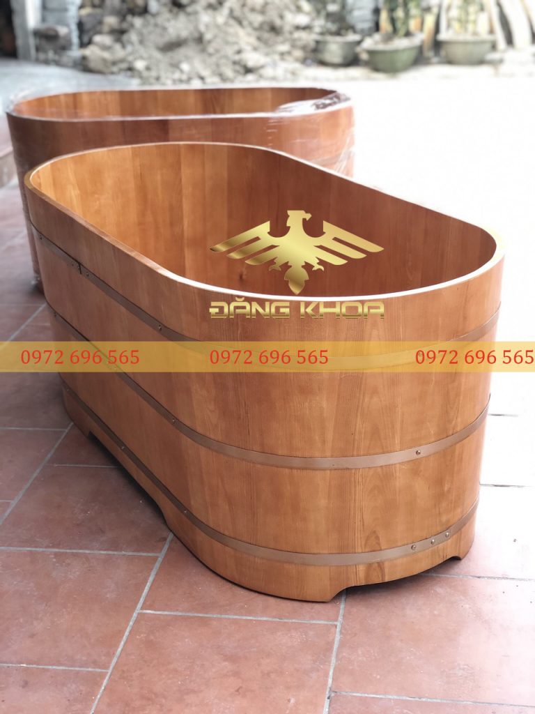 Tại sao khách hàng lại lựa chọn bồn tắm bằng gỗ Pơ - Mu 100cm