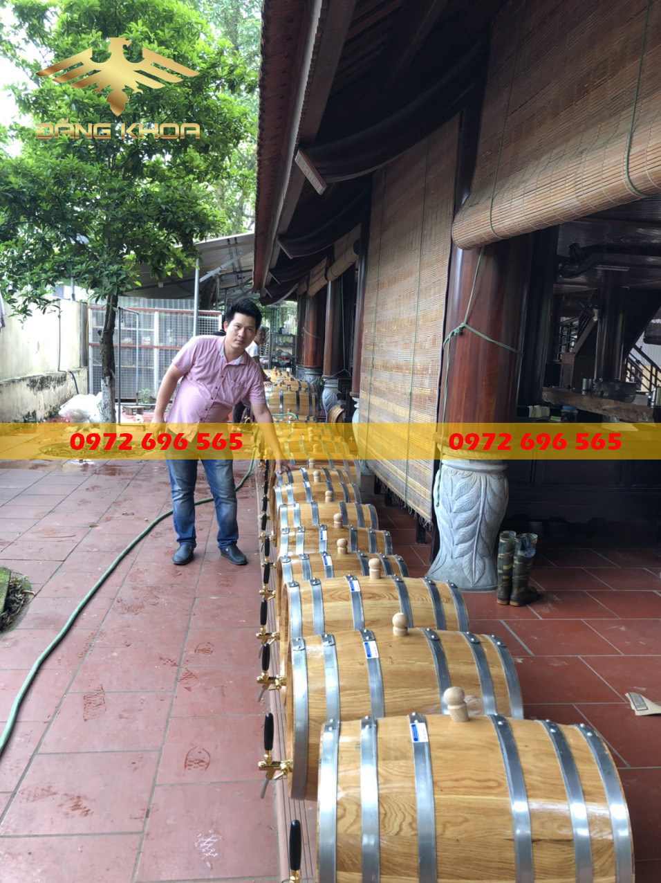 Cách bảo quản thùng rượu gỗ sồi 