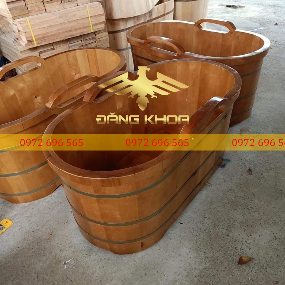 Thùng gỗ nhập khẩu - Đơn vị bán bồn tắm gỗ uy tín tại quận Thanh xuân