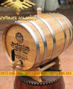 Vì sao bạn nên mua thùng rượu gỗ sồi 50l khắc mặt thùng tại Thùng gỗ Nhập Khẩu ?