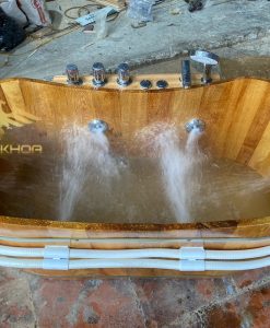 Bán bồn tắm gỗ sục massage 2021