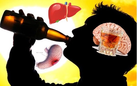 Những tác hại của rượu đối với cơ thể