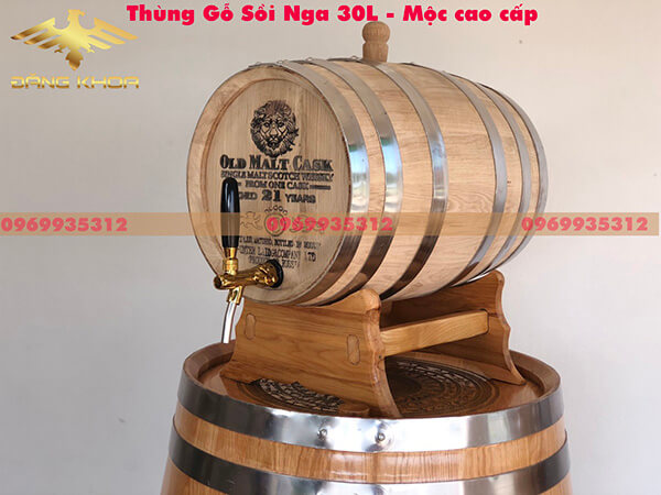 thùng gỗ sồi Phú Thọ