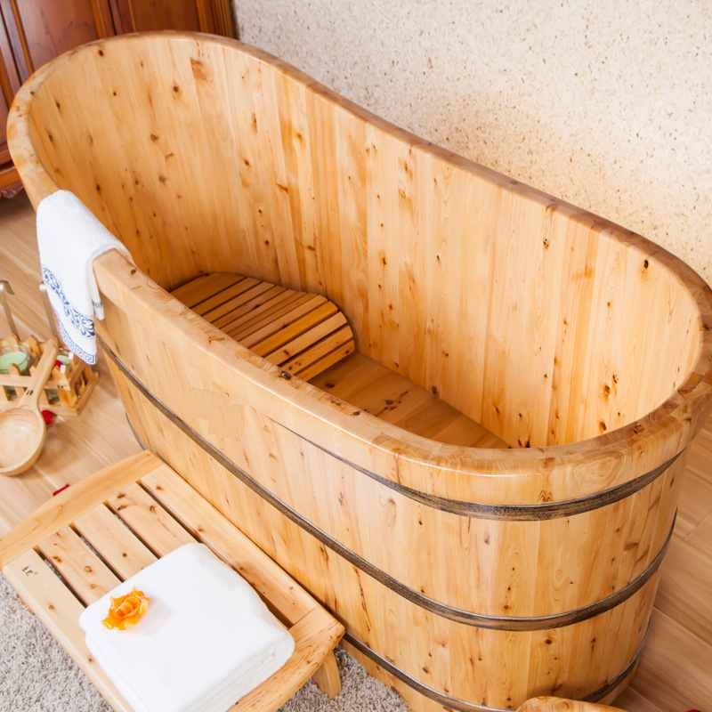 Bồn tắm gỗ phổ biến hiện nay